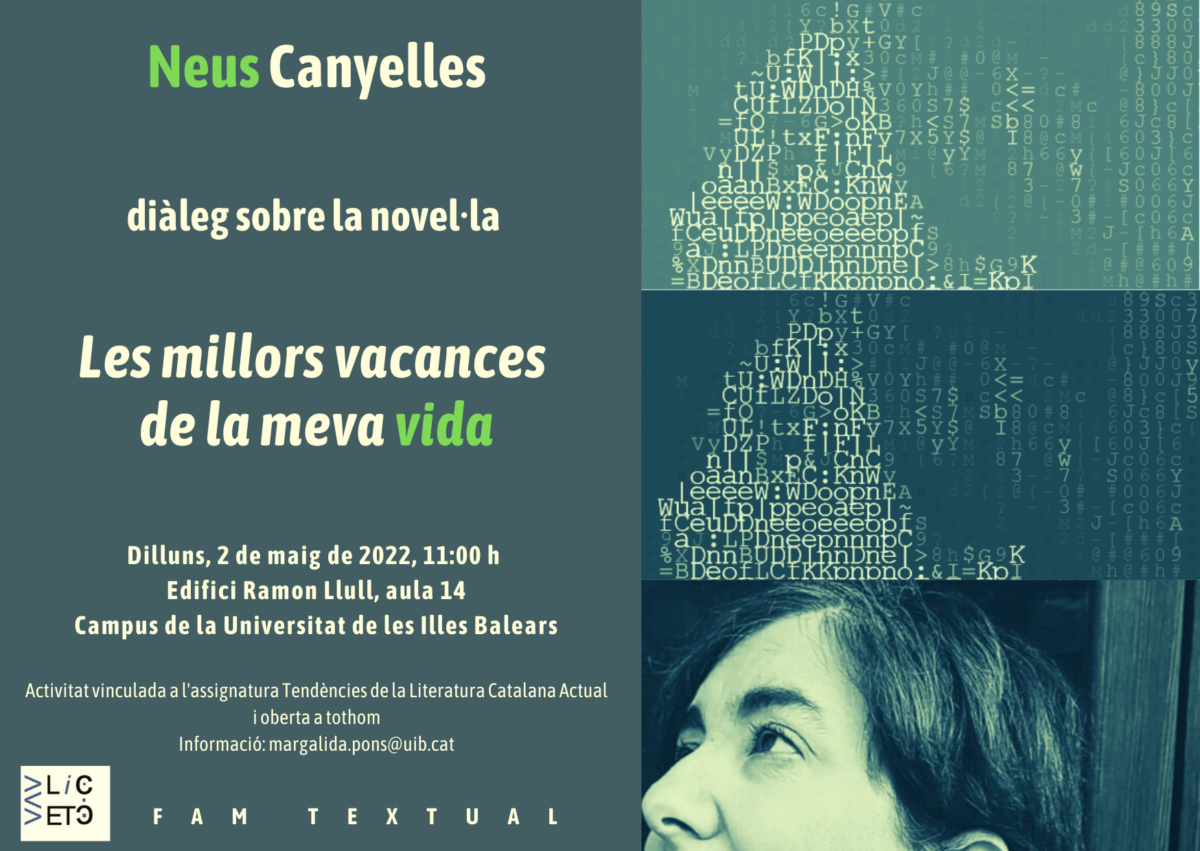 Conversa amb l’escriptora Neus Canyelles
