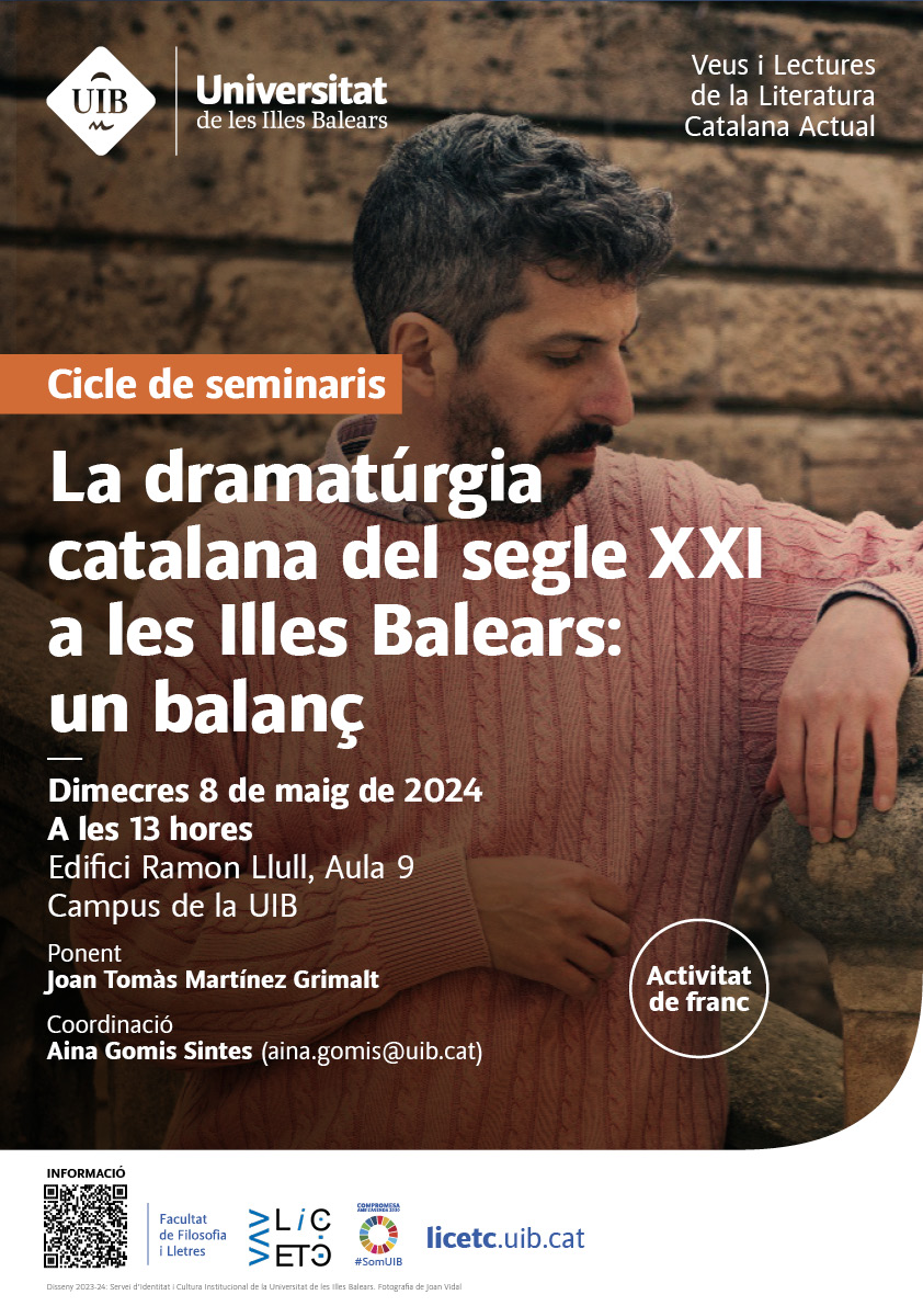 Cicle de seminaris “Veus i lectures de la literatura catalana actual”