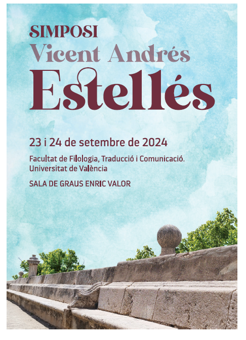 Participació al Simposi Vicent Andrés Estellés (Universitat de València)